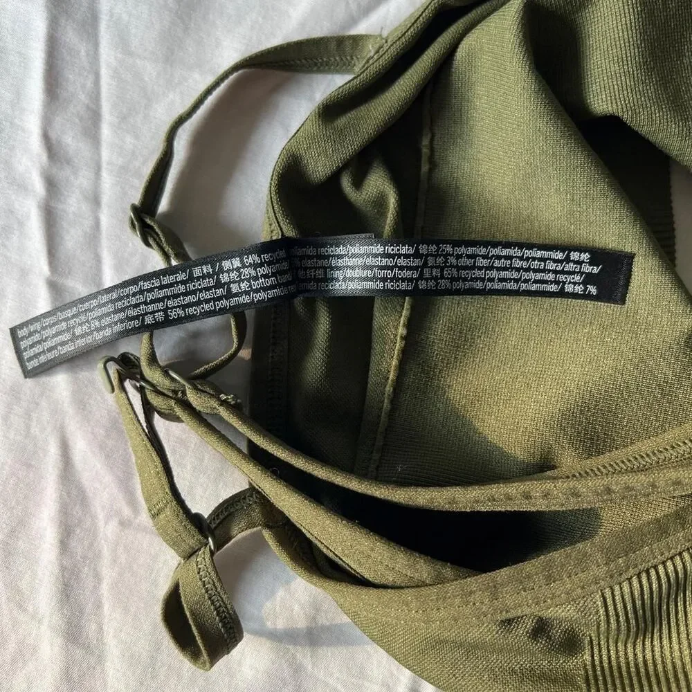 Victoria-s-secret Women's Green and Khaki Bra